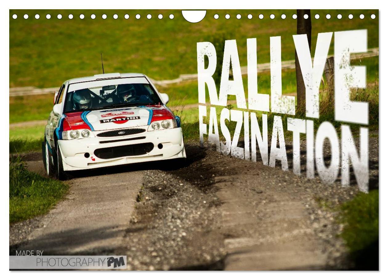 Календар/тефтер Rallye Faszination 2024 (Wandkalender 2024 DIN A4 quer), CALVENDO Monatskalender Photography PM