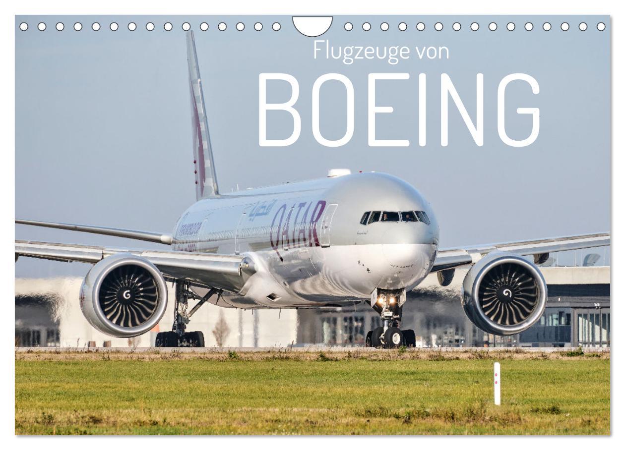 Календар/тефтер Flugzeuge von Boeing (Wandkalender 2024 DIN A4 quer), CALVENDO Monatskalender Jakob Otto