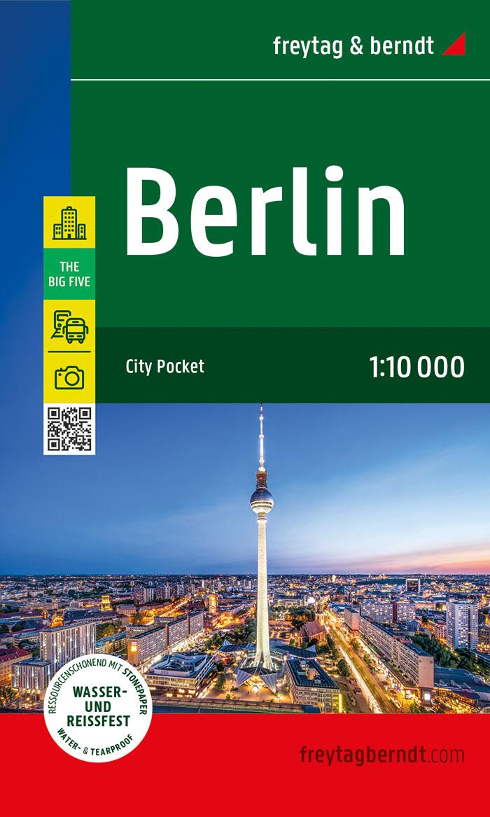 Tlačovina Berlin, Stadtplan 1:10.000, freytag & berndt 