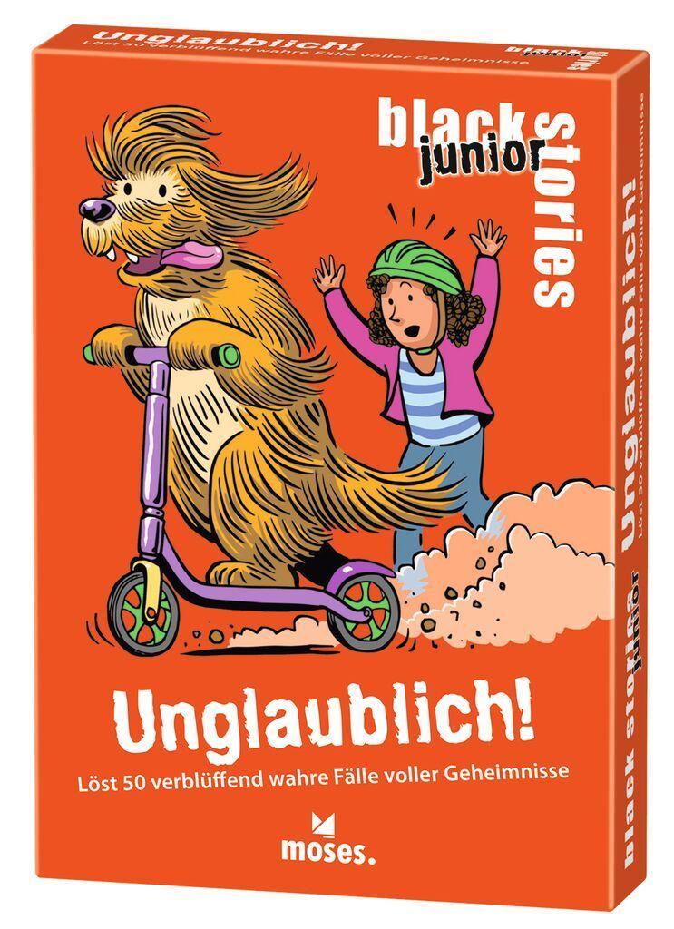 Hra/Hračka black stories junior Unglaublich! Helmut Kollars