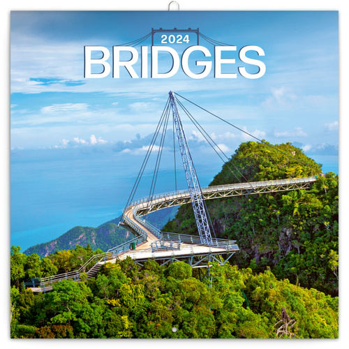 Kalendář/Diář Mosty 2024 - nástěnný kalendář 