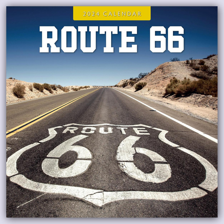 Naptár/Határidőnapló Route 66 2024 - 16-Monatskalender 