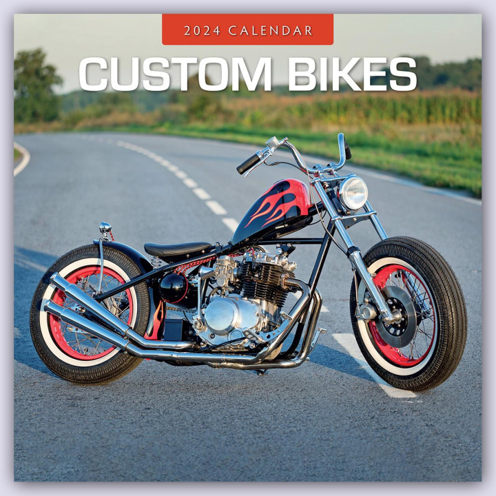 Naptár/Határidőnapló Custom Bikes - Umgebaute Motorräder 2024 - 16-Monatskalender 