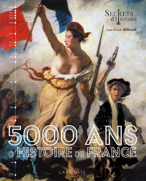 Carte 5000 ans d'Histoire de France - Secrets d'histoire 