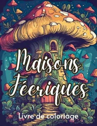 Книга Maisons féériques livre de coloriage 