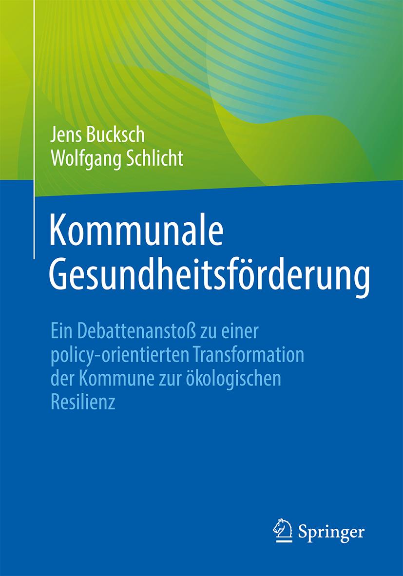 Kniha Kommunale Gesundheitsförderung Wolfgang Schlicht