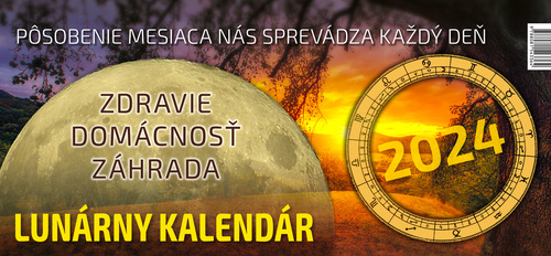 Kalendar/Rokovnik Lunárny kalendár 2024 stolový autorov Kolektív