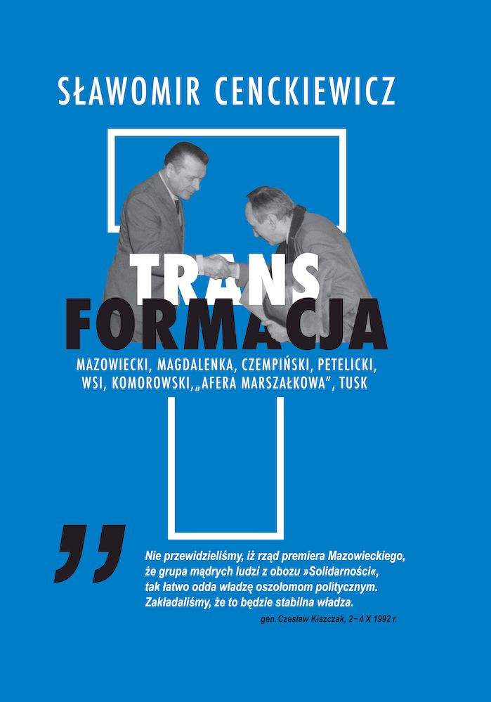 Knjiga Transformacja Cenckiewicz Sławomir