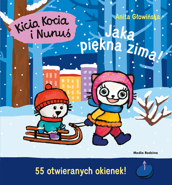 Könyv Kicia Kocia i Nunuś. Jaka piękna zima! Głowińska Anita