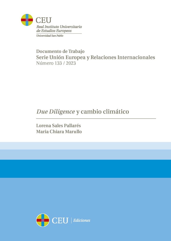Книга DUE DILIGENCE Y CAMBIO CLIMATICO SALES PALLARES