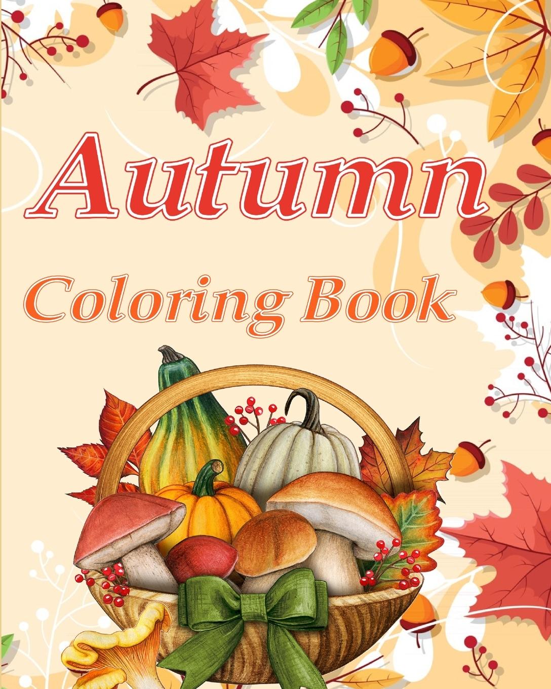 Knjiga Autumn Coloring Book 