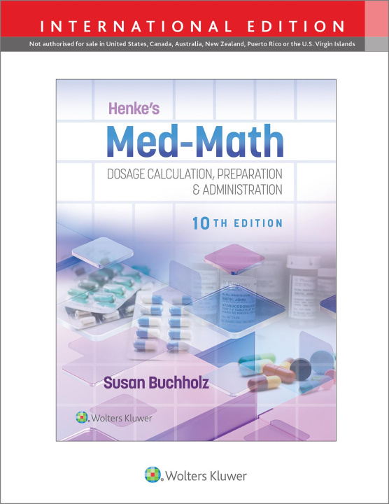Knjiga Henke's Med-Math Susan Buchholz