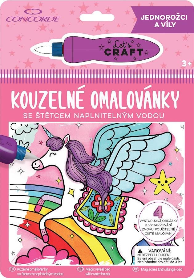 Artykuły papiernicze Concorde Kouzelné omalovánky - Jednorožci a víly 