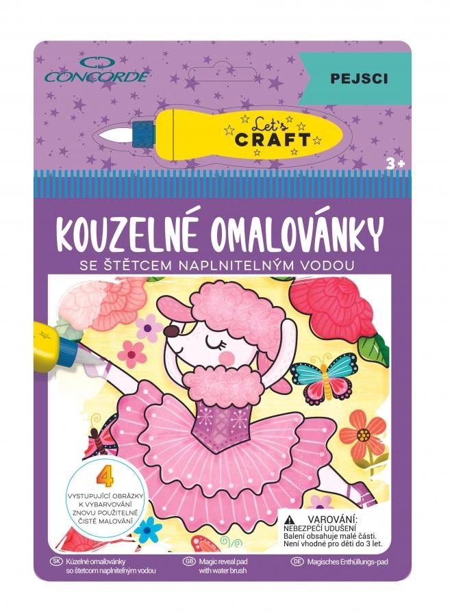 Livre Concorde Kouzelné omalovánky - Pejsci 