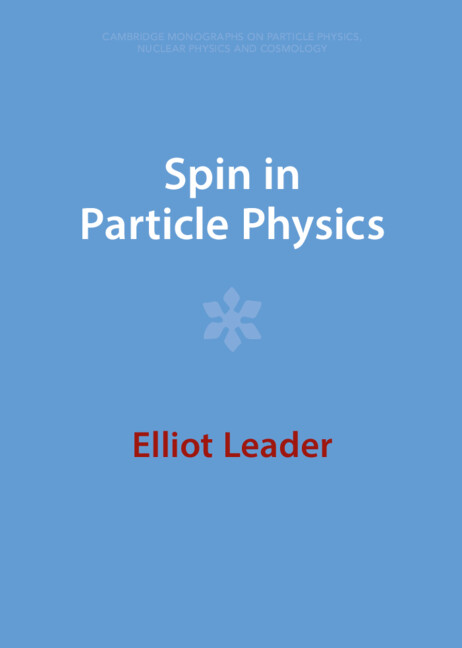 Knjiga Spin in Particle Physics Elliot Leader
