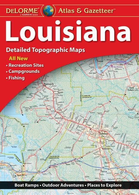 Kniha Delorme Atlas & Gazetteer: Louisiana 