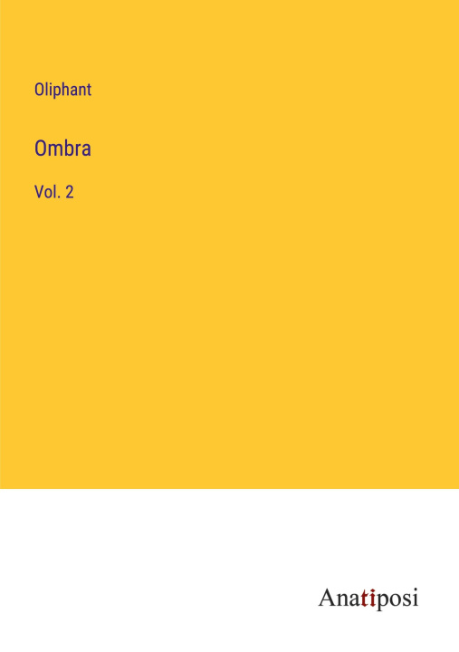Book Ombra Oliphant