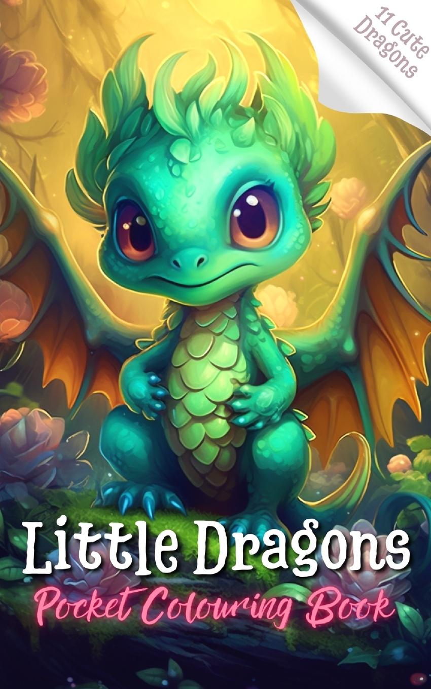 Книга Little Dragons Colouring Book Thistle