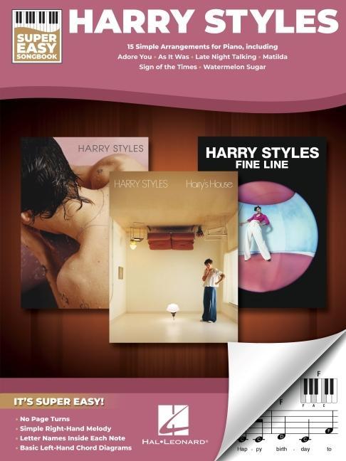 Книга HARRY STYLES SUPER EASY SONGBK HAL LEONARD