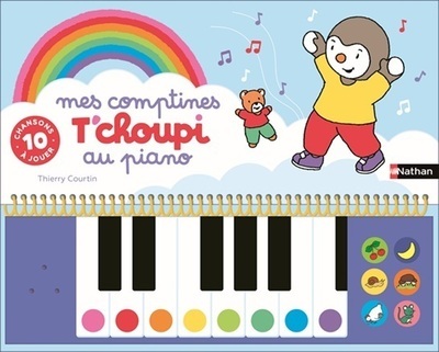Kniha Mes comptines T'choupi au piano 