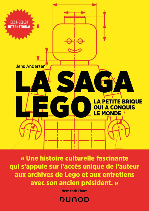 Kniha La saga Lego Jens Andersen