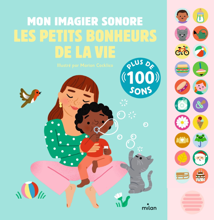 Книга Mon imagier sonore - Les petits bonheurs de la vie 