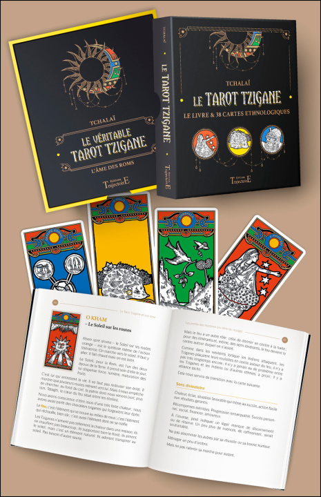 Carte Le Tarot Tzigane - Le livre et 38 cartes ethnologiques - Coffret Tchalaï