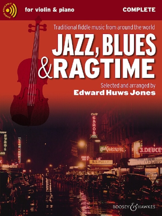 Kniha EDWARD HUWS JONES : JAZZ, BLUES AND RAGTIME - VIOLON & PIANO -  RECUEIL + ENREGISTREMENT(S) EN LIGNE EDWARD HUWS JONES