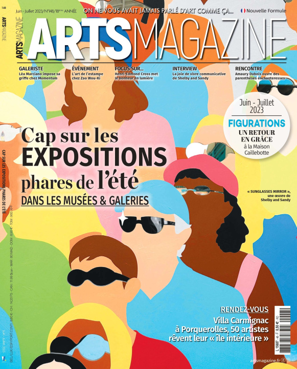 Carte Arts Magazine N°148 : Cap sur les expositions phares de l'été - Juin-Juillet 2023 
