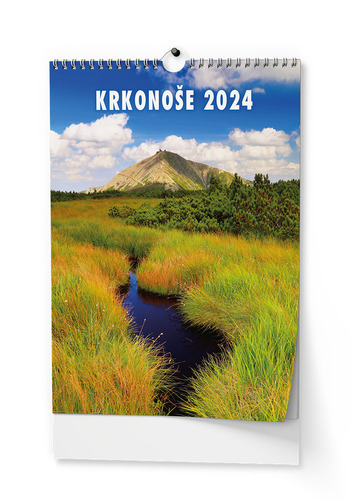 Calendar/Diary Krkonoše 2024 - nástěnný kalendář 