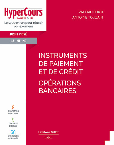 Könyv Instruments de paiement et de crédit - Opérations bancaires Valerio Forti