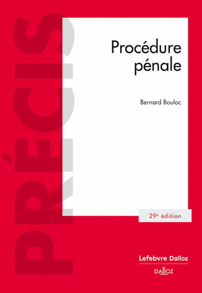Książka Procédure pénale. 29e éd. Bernard Bouloc