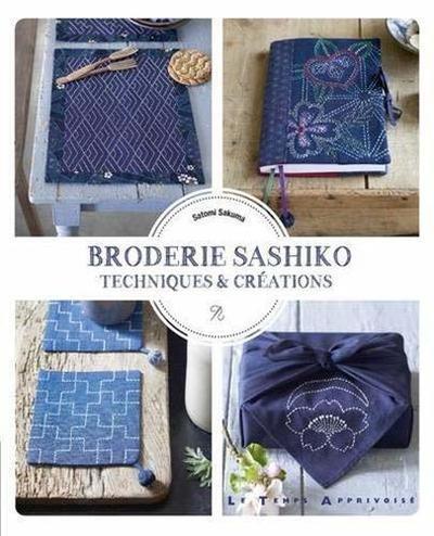 Carte Broderie Sashiko - Techniques & créations Satomi Sakuma