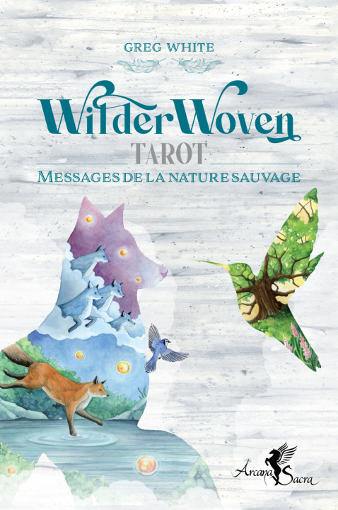 Книга WilderWoven Tarot - Messages de la nature sauvage - Coffret White
