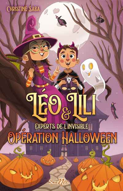 Książka Léo et Lili, experts de l'invisible - Opération Halloween ! Christine Saba