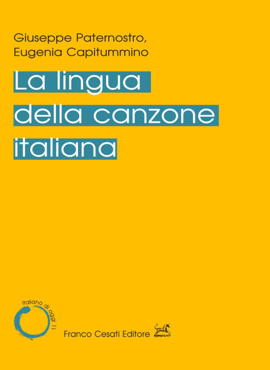 Kniha lingua della canzone italiana Giuseppe Paternostro