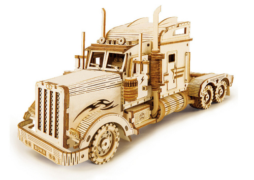 Joc / Jucărie Robotime Drewniane Puzzle 3D Ciężarówka 
