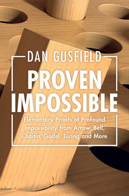 Book Proven Impossible Dan Gusfield