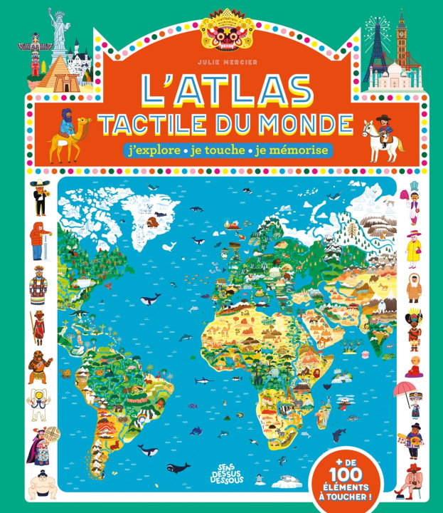 Kniha L' Atlas tactile du monde 