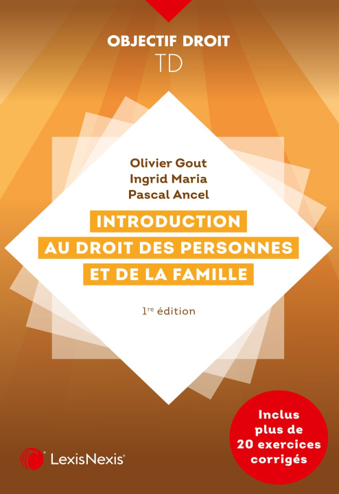 Kniha Introduction au droit des personnes et de la famille Olivier Gout