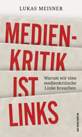 Книга Medienkritik ist links Lukas Meisner