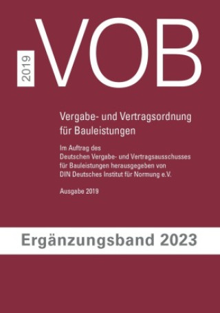 Könyv VOB Vergabe- und Vertragsordnung für Bauleistungen 