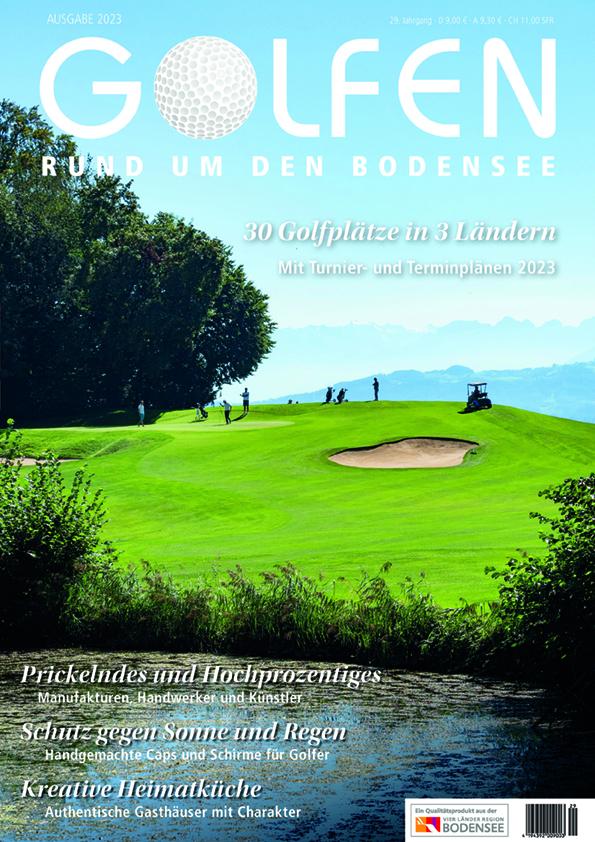 Könyv Golfen rund um den Bodensee 2023 