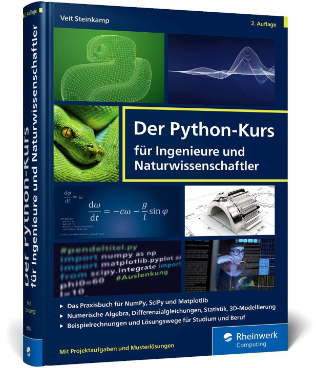 Книга Der Python-Kurs für Ingenieure und Naturwissenschaftler 