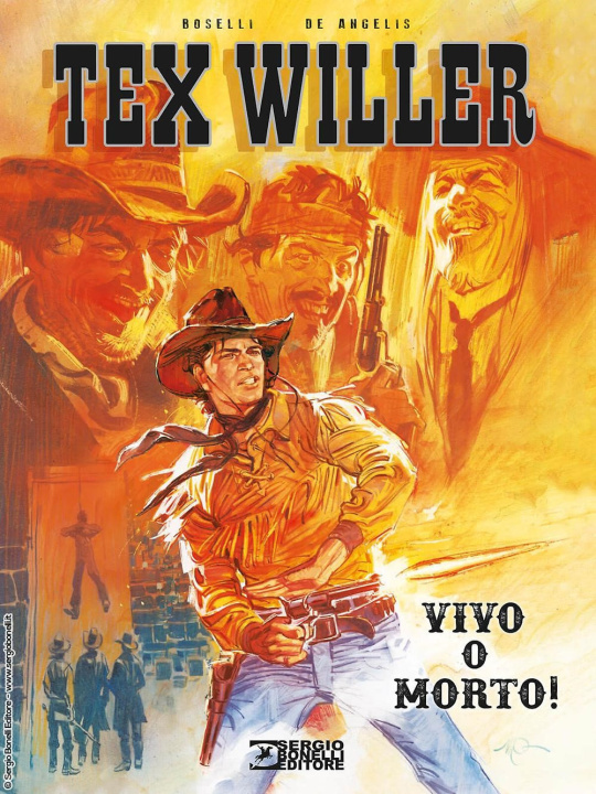 Kniha Vivo o morto! Tex Willer Mauro Boselli