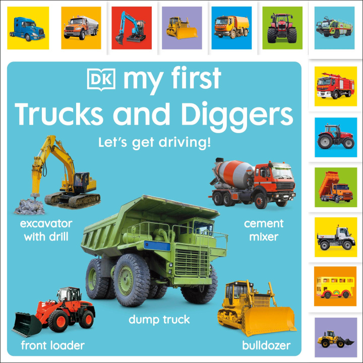 Könyv My First Trucks and Diggers: Let's Get Driving! DK