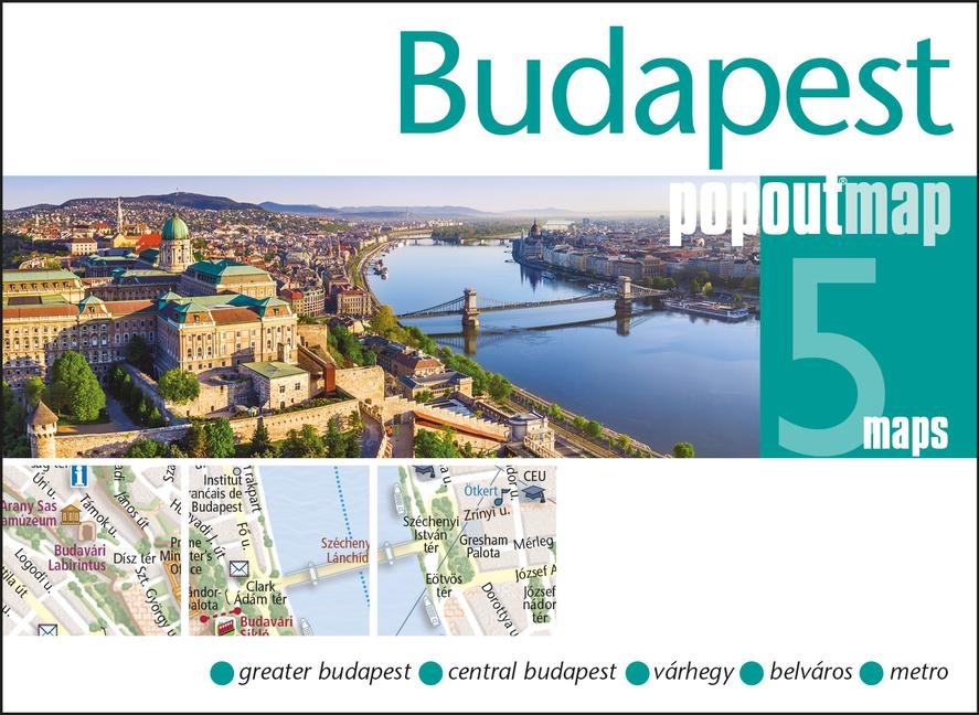Tlačovina Budapest PopOut Map 