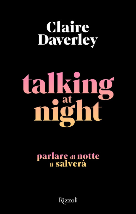 Kniha Talking at night Claire Daverley