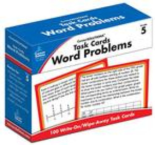 Printed items Task Cards: Word Problems, Grade 5 Gamble