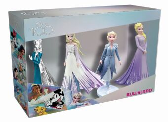 Joc / Jucărie 100 Jahre Walt Disney, Frozen Platin Set, 4 Spielfiguren Walt Disney